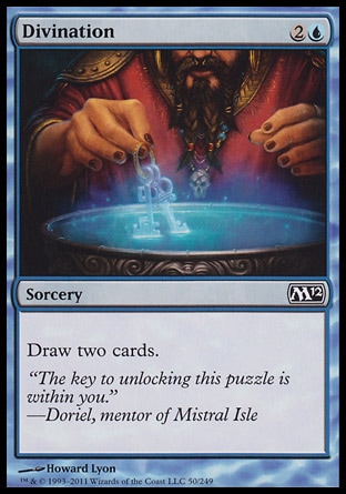 MTG: 2012 Core Set 050: Divination - Foil 