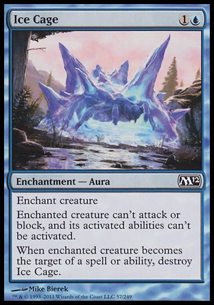MTG: 2012 Core Set 057: Ice Cage - Foil 