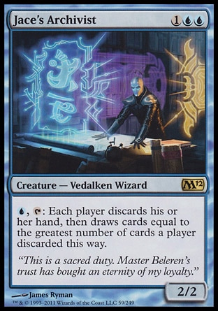 MTG: 2012 Core Set 059: Jaces Archivist 