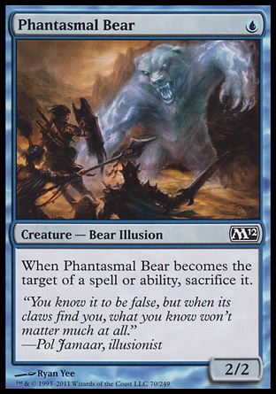 MTG: 2012 Core Set 070: Phantasmal Bear 