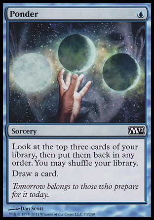 MTG: 2012 Core Set 073: Ponder 