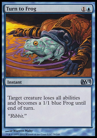 MTG: 2012 Core Set 078: Turn to Frog 