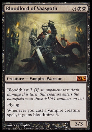 MTG: 2012 Core Set 082: Bloodlord of Vaasgoth 