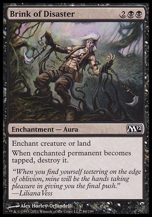 MTG: 2012 Core Set 084: Brink of Disaster - Foil 