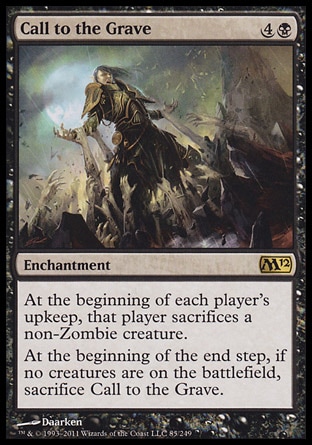 MTG: 2012 Core Set 085: Call to the Grave 