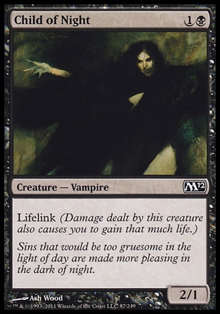 MTG: 2012 Core Set 087: Child of Night 