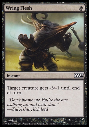MTG: 2012 Core Set 118: Wring Flesh 