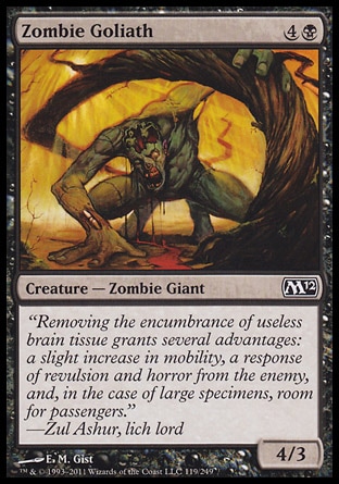 MTG: 2012 Core Set 119: Zombie Goliath 