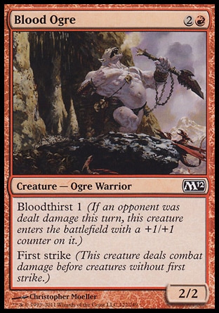 MTG: 2012 Core Set 122: Blood Ogre 