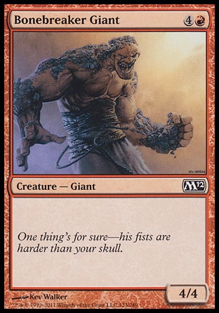 MTG: 2012 Core Set 123: Bonebreaker Giant - Foil 