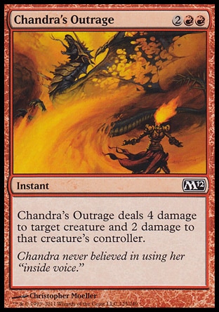 MTG: 2012 Core Set 125: Chandras Outrage 
