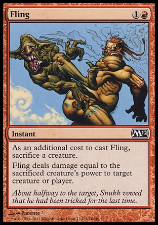 MTG: 2012 Core Set 134: Fling 