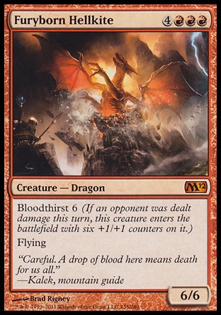 MTG: 2012 Core Set 135: Furyborn Hellkite 