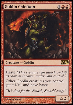 Magic: 2012 Core Set 138: Goblin Chieftain 