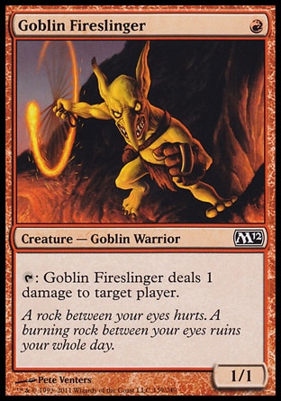 MTG: 2012 Core Set 139: Goblin Fireslinger 