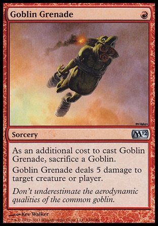 Magic: 2012 Core Set 140: Goblin Grenade 