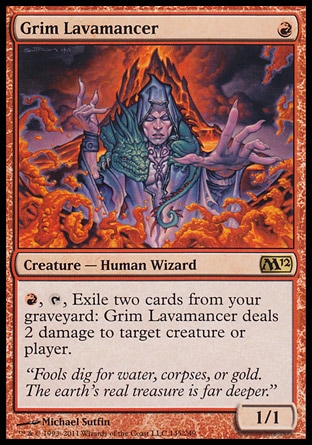 MTG: 2012 Core Set 145: Grim Lavamancer 