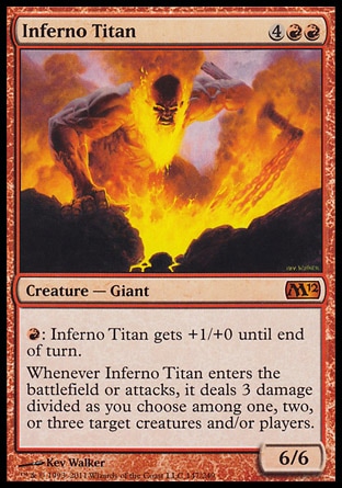 Magic: 2012 Core Set 147: Inferno Titan 