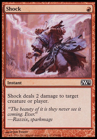 MTG: 2012 Core Set 154: Shock 
