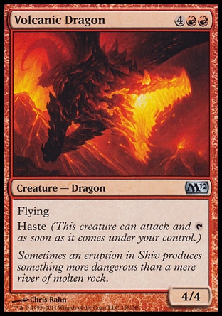 MTG: 2012 Core Set 158: Volcanic Dragon 