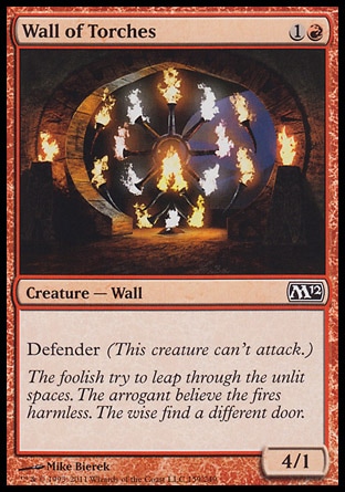MTG: 2012 Core Set 159: Wall of Torches 