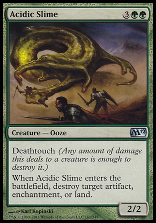 MTG: 2012 Core Set 161: Acidic Slime 
