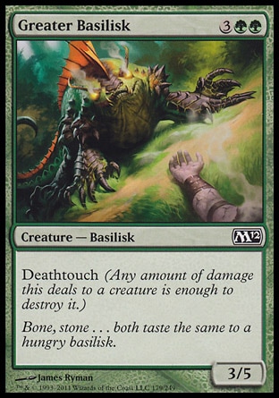 MTG: 2012 Core Set 179: Greater Basilisk - Foil 
