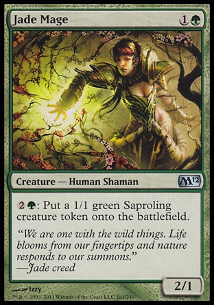 MTG: 2012 Core Set 181: Jade Mage - Foil 