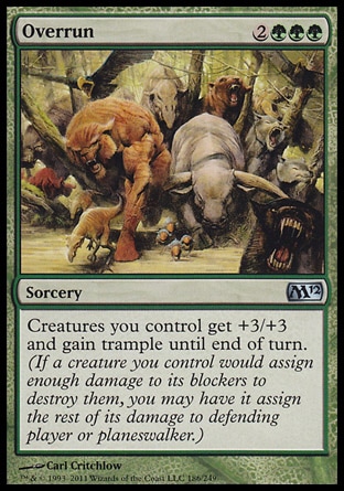 MTG: 2012 Core Set 186: Overrun 