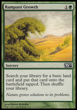 MTG: 2012 Core Set 190: Rampant Growth 