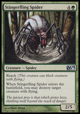 Magic: 2012 Core Set 197: Stingerfling Spider 