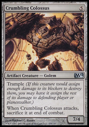 MTG: 2012 Core Set 204: Crumbling Colossus 