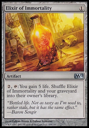 MTG: 2012 Core Set 208: Elixir of Immortality 