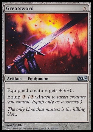 MTG: 2012 Core Set 209: Greatsword 