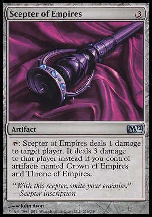 MTG: 2012 Core Set 216: Scepter of Empires 