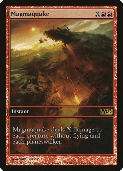 MTG: 2013 Core Set 140: Magmaquake - Game Day Foil 