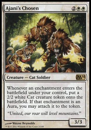 MTG: 2014 Core Set 002: Ajanis Chosen 
