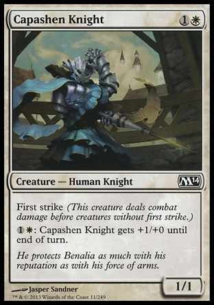 MTG: 2014 Core Set 011: Capashen Knight 