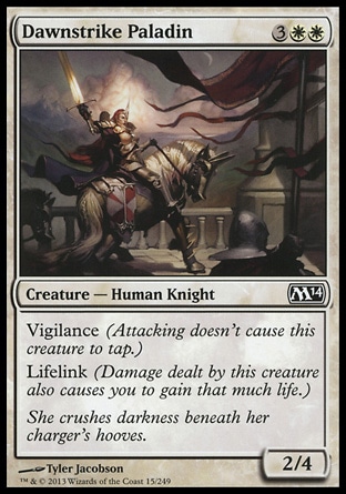 MTG: 2014 Core Set 015: Dawnstrike Paladin 