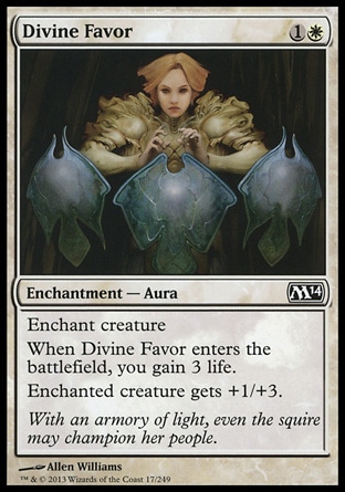 MTG: 2014 Core Set 017: Divine Favor 