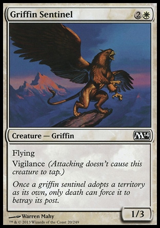 Magic: 2014 Core Set 020: Griffin Sentinel 