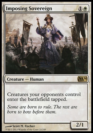 MTG: 2014 Core Set 022: Imposing Sovereign 