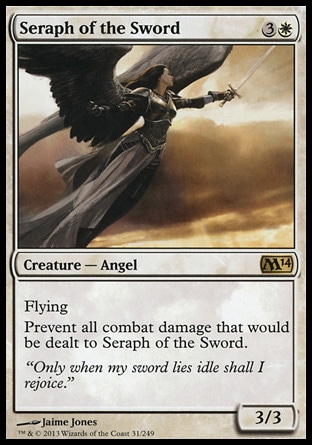 Magic: 2014 Core Set 031: Seraph of the Sword 