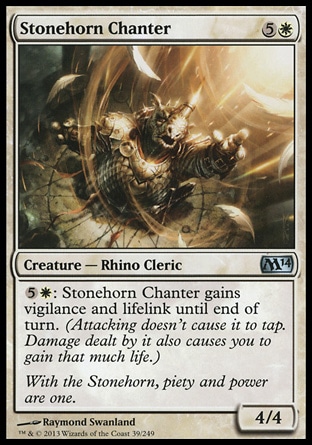 MTG: 2014 Core Set 039: Stonehorn Chanter 