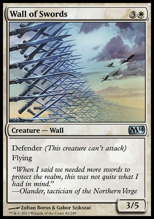 MTG: 2014 Core Set 041: Wall of Swords 