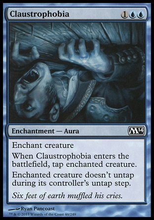MTG: 2014 Core Set 046: Claustrophobia 