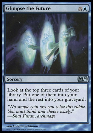 MTG: 2014 Core Set 058: Glimpse the Future 
