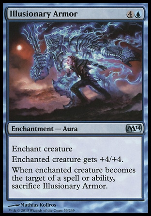 MTG: 2014 Core Set 059: Illusionary Armor 