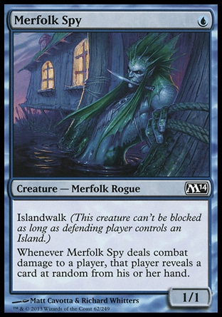 MTG: 2014 Core Set 062: Merfolk Spy 