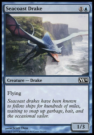 MTG: 2014 Core Set 070: Seacoast Drake 
